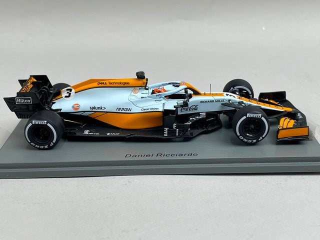 1:43 Spark S7678 McLaren MCL35M MonacoGP 2021 #3 D. Ricciardo model car