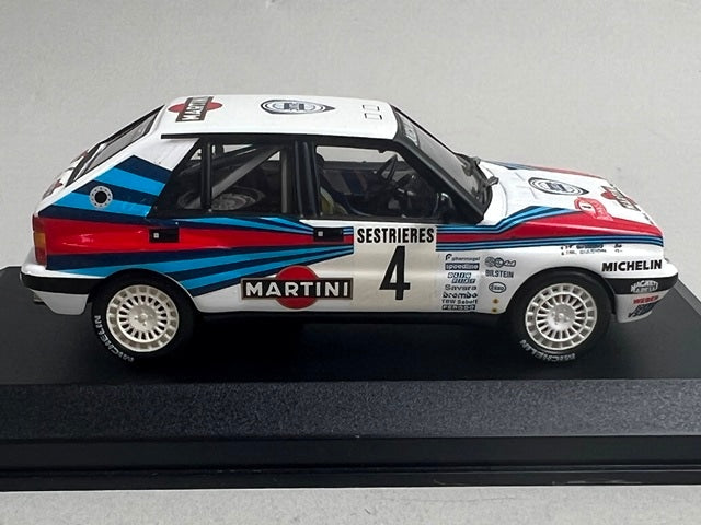 1:43 ixo SCR002 LANCIA DELTA INTEGRALE MONTE CARLO RALLY 1989 #4 M. Biasion T. Siviero model car
