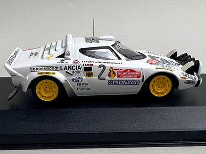 1:43 ixo LCJ011 Lancia Stratos Sanremo Rally 1979 #2 T. Fassina model car