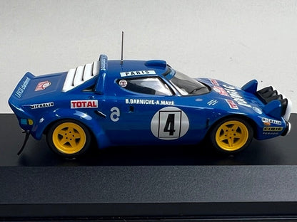 1:43 ixo RAC081 Lancia Stratos Chardonnet Monte Carlo Rally 1979 #4 B. Darniche A. Mahe model car