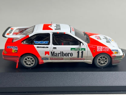 1:43 ixo RAC110 Ford Sierra RS Cosworth Portugal Rally 1987 #11 C. Sainz L. Moya model car