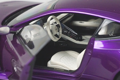 8241221P Xiao Guang MODEL 1:18 Aston Martin DB12 2024 Purple *Interchangeable wheels included
