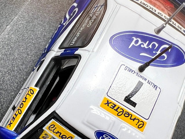 1:43 VITESSE V98097 Ford Escort WRC MONTE CARLO Rally 1998 #7 J. Kankkunen J. Lepo model car