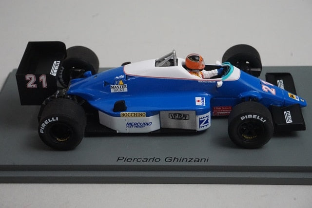 1:43 Spark S3966 Osella FA1G Austrian GP 1986 #21 P. Ghinzani model car