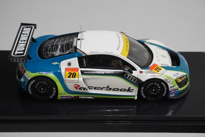 1:43 EBBRO 44756 Racerbook Audi R8 LMS SGT300 2012 #20 M. Kim Hideki Noda model car