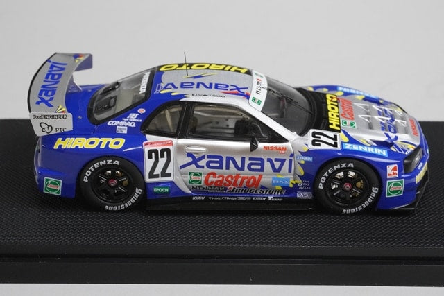 1:43 EBBRO P419 Nissan Xanavi Hiroto GT-R JGTC 2001 #22 model car