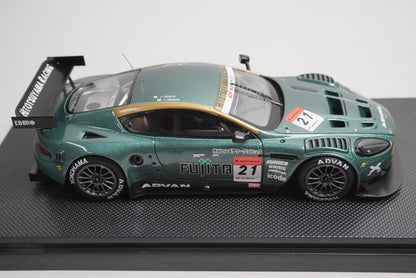 1:43 EBBRO 44366 Aston Martin Akasaka DBR9 Super GT 2009 #21 Green model car