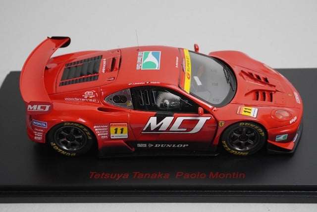 1:43 EBBRO 43744 Redline Ferrari Jim Gainer Dunlop Super GT 2005 #11 model car