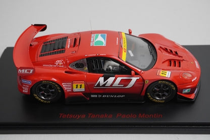 1:43 EBBRO 43744 Redline Ferrari Jim Gainer Dunlop Super GT 2005 #11 model car