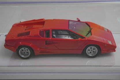 1:43 TSM Model TSM430658 Lamborghini Countach 25th Anniversary Rosso model car