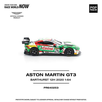 [ Pre-order ] PR640253 POP RACE 1:64 Aston Martin Vantage GT3 Bathurst 12H 2020 #76