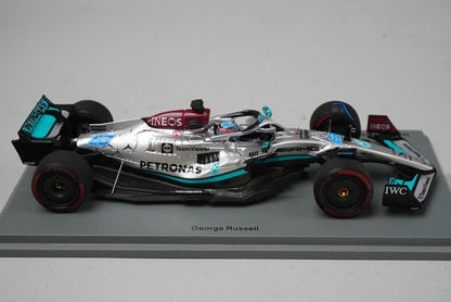 1:43 Spark S8557 Mercedes-AMG Petronas W13 E-Performance Brazilian GP 2022 #63 model car