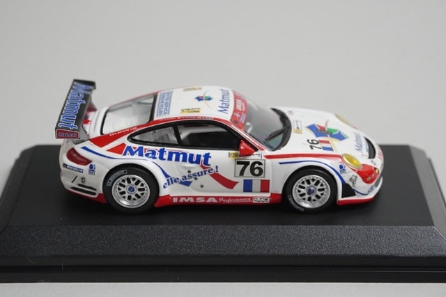 1:64 MINICHAMPS 640076776 Porsche 911 GT3 RSR Le Mans 2007 #76 model car
