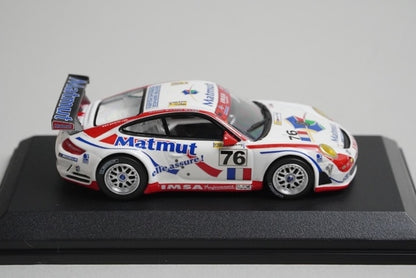1:64 MINICHAMPS 640076776 Porsche 911 GT3 RSR Le Mans 2007 #76 model car