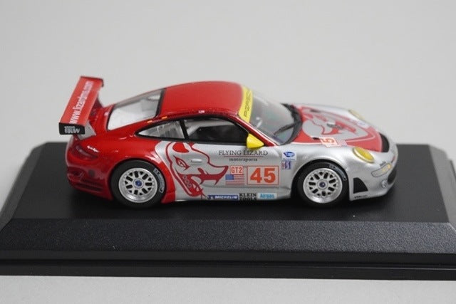 1:64 MINICHAMPS 640076445 Porsche 911 GT3 RSR Sebring 2007 #45 model car