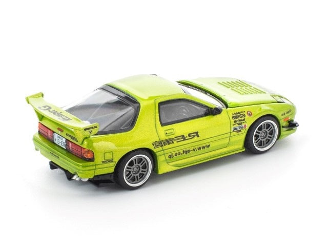 [ Pre-order ] PR640344 POP RACE 1:64 Mazda RX7 FC3S RE-AMEMIYA LUMINOUS GREEN