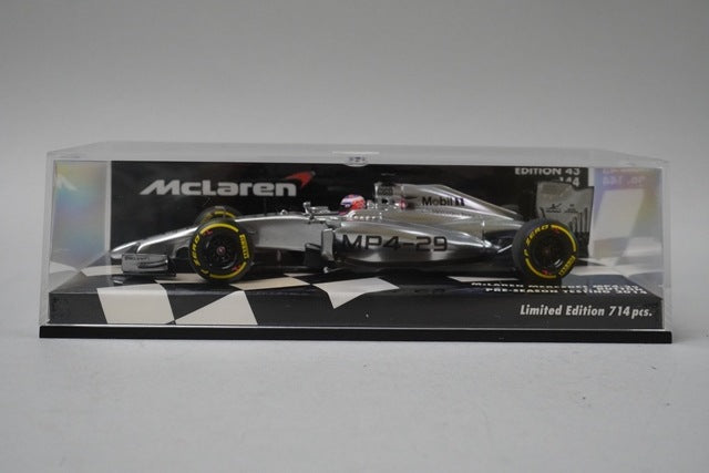 1:43 MINICHAMPS 530144122 McLaren Mercedes MP4-29 Preseason 2014 #22 model car