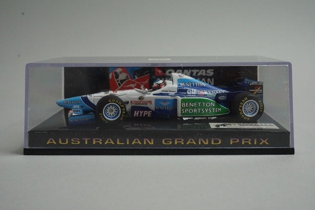 1:43 MINICHAMPS 433960003 Qantas Benetton Australian GP 1997 #3 model car