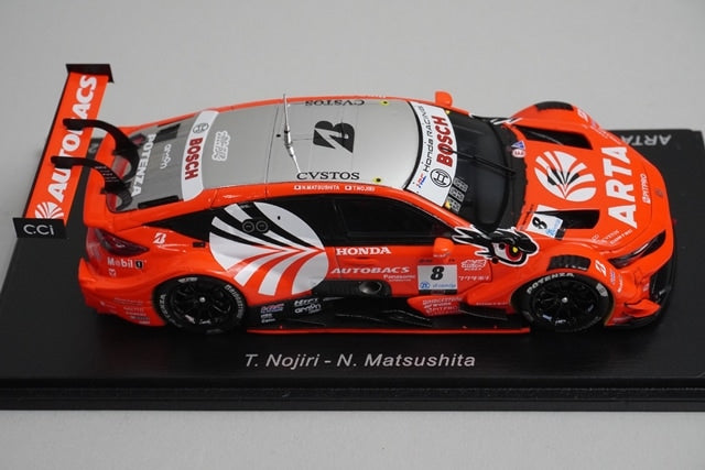 1:43 Spark SGT151 Honda ARTA Mugen Civic Type R-GT Super GT GT500 2024 #8 model car