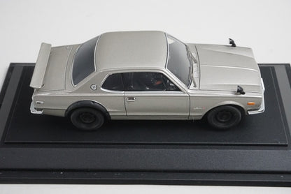 1:43 EBBRO 43172 Nissan Skyline GT-R KPGC10 1970 Silver model car