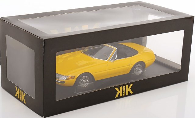 [ Pre-order ] KKDC180615 KK scale 1:18 Ferrari 365 GTS Daytona Spyder 1969 1.Series Yellow