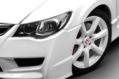 M85404 MOTORHELIX 1:18 Honda Civic Type R FD2 2007 Late Ver Premium White Pearl model car