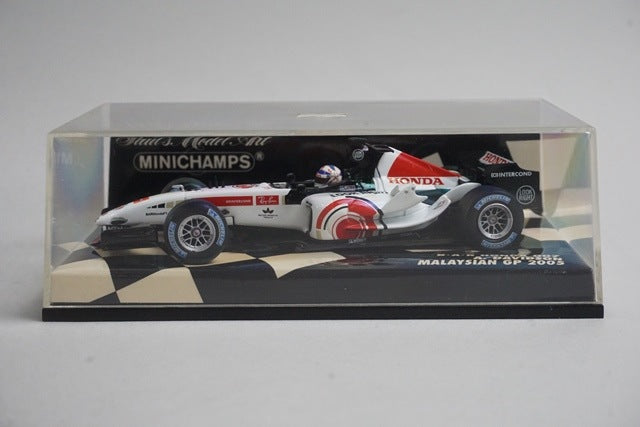 1:43 MINICHAMPS 400050104 BAR Honda 007 Malaysian GP 2005 #4 model car