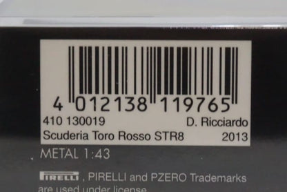 1:43 MINICHAMPS 410130019 Scuderia Toro Rosso STR8 2013 #19 model car