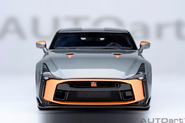 77510 AUTOart 1:18 Nissan GT-R50 by ITALDESIGN Gray Gold model car