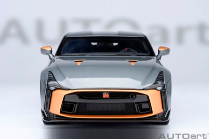 77510 AUTOart 1:18 Nissan GT-R50 by ITALDESIGN Gray Gold model car