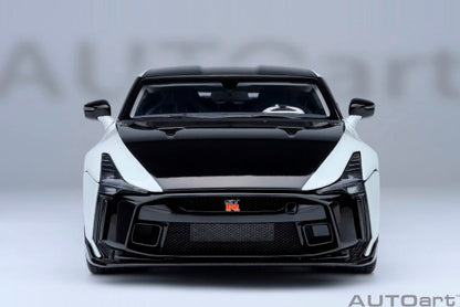 77511 AUTOart 1:18 Nissan GT-R50 by ITALDESIGN Metallic White Black model car