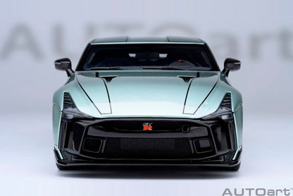 77512 AUTOart 1:18 Nissan GT-R50 by ITALDESIGN Metallic Green Black model car