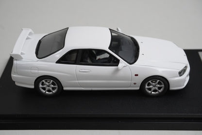 1:43 Hi-Story HS156WH Nissan Skyline 25GT Turbo 1998 White model car