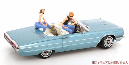 [ Pre-order ] KKDC181341 KK Scale 1:18 Ford Thunderbird Convertible 1966 Light Blue Metallic