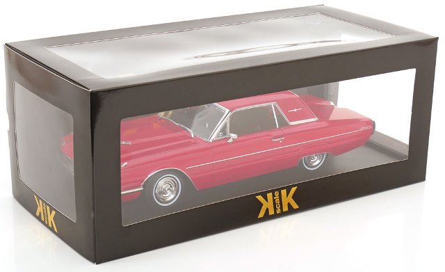 [ Pre-order ] KKDC181343 KK Scale 1:18 Ford Thunderbird Hardtop Coupe 1966 Red