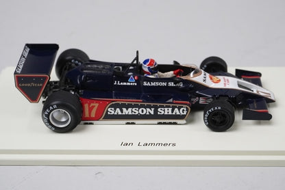 1:43 SPARK S7370 Shadow DN9 Argentine GP 1979 #17 I. Lammers model car