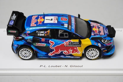 1:43 SPARK S6715 Ford Puma M-Sport World Rally Team Monte Carlo Rally 2023 #7 P-L.Roubaix / N.Gillesoul model car