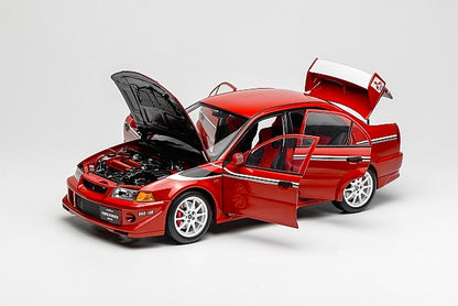 [ Pre-order ] M84302 MOTORHELIX 1:18 Mitsubishi Lancer Evolution VI GRS T.M.E PASSION RED