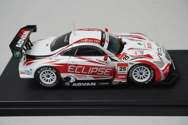 1:43 EBBRO 43906 Lexus Eclipse Advan SC430 Super GT500 2007 #25 White/Red model car