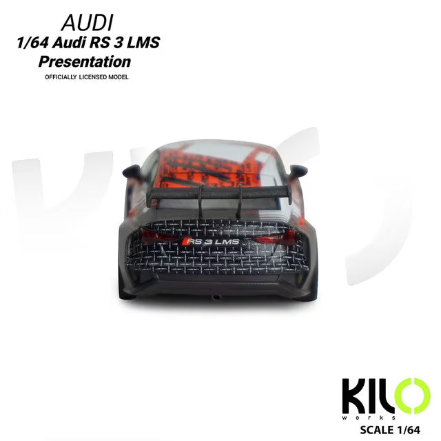 KLW0024-2 KILOworks 1:64 Audi RS 3 LMS Presentation