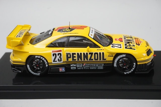 1:43 EBBRO 44251 Nissan Pennzoil Nismo GT-R Motegi GP 1998 #23 Yellow model car