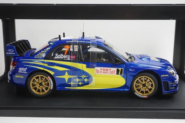 1:18 AUTOart 80790 Subaru Impreza WRC Monte Carlo Rally 2007 #7 P. Solberg