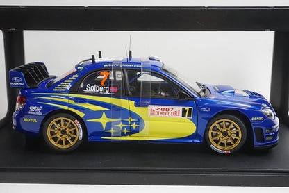 1:18 AUTOart 80790 Subaru Impreza WRC Monte Carlo Rally 2007 #7 P. Solberg