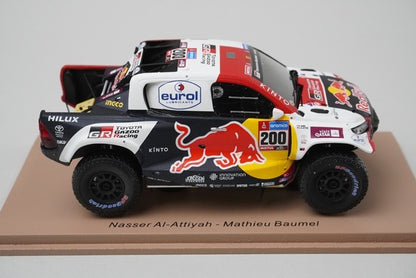 1:43 Spark S5871 Toyota GR DKR Hilux T1+ Dakar 2023 #200 model car