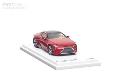 670301001 AR Box Almost Real Model 1:64 Lexus LC500 2018 Red