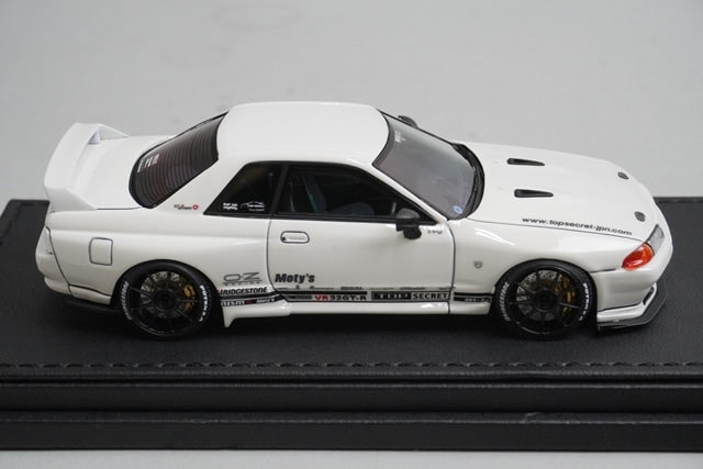 1:43 ignition model IG1526 Nissan TOP SECRET GT-R VR32 White model car