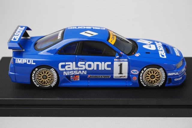 1:43 EBBRO HPI Racing 44766 Nissan Skyline GT-R Calsonic JGTC Fuji 1995 #1