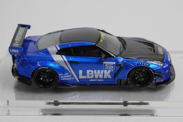 1:64 ignition model IG2368 Nissan LB-WORKS GT-R R35 Type 2 Blue