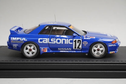1:43 ignition model IG2979 Nissan Calsonic Skyline JTC 1990 #12 model car