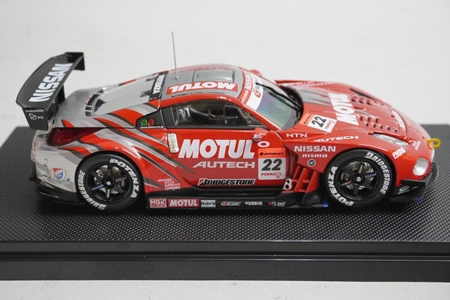 1:43 EBBRO 43830 Nissan Motul Autech Z Super GT 1000km Suzuka 2006 #22 model car